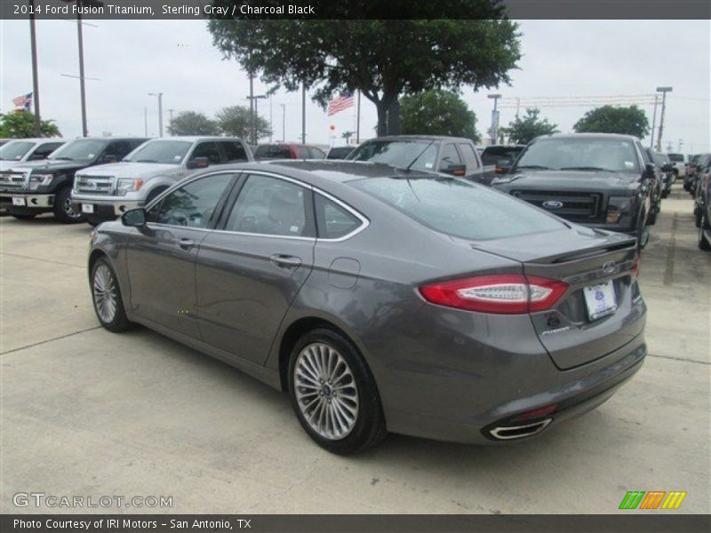 Sterling Gray / Charcoal Black 2014 Ford Fusion Titanium