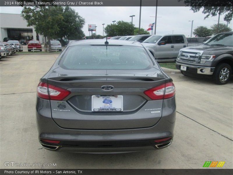 Sterling Gray / Charcoal Black 2014 Ford Fusion Titanium