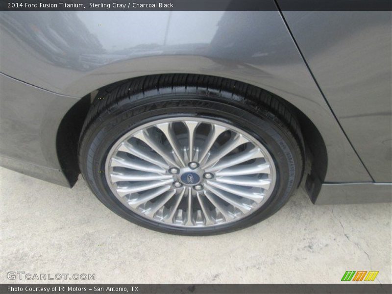 Sterling Gray / Charcoal Black 2014 Ford Fusion Titanium