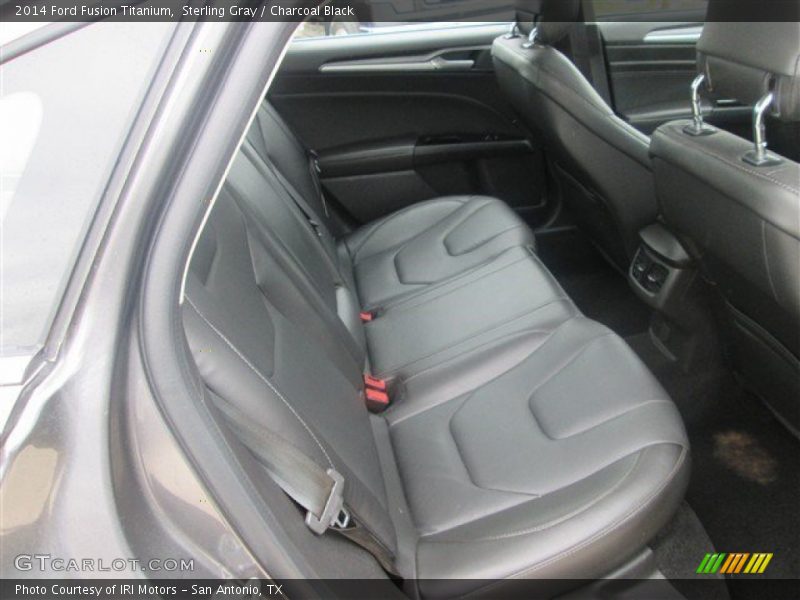 Sterling Gray / Charcoal Black 2014 Ford Fusion Titanium