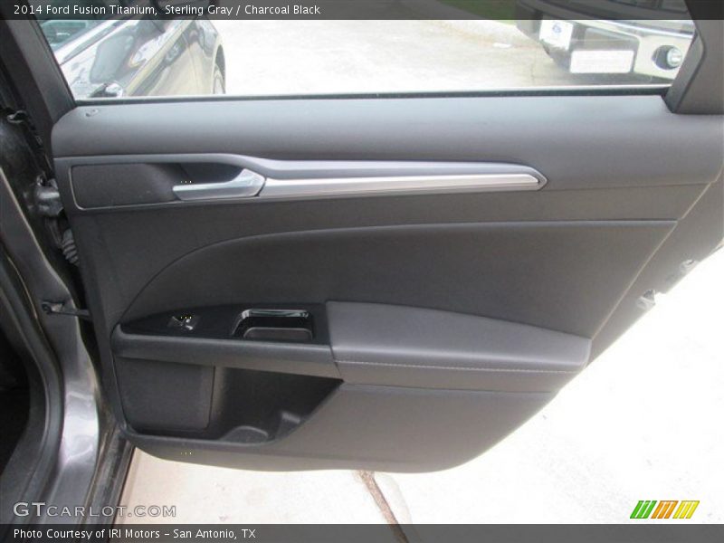 Sterling Gray / Charcoal Black 2014 Ford Fusion Titanium
