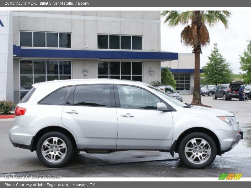 Billet Silver Metallic / Ebony 2008 Acura MDX