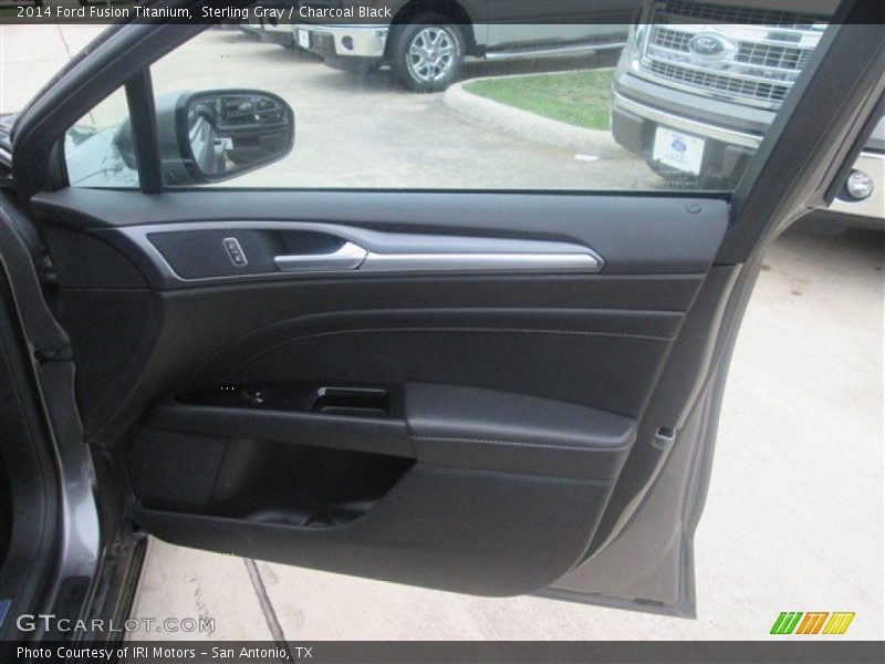 Sterling Gray / Charcoal Black 2014 Ford Fusion Titanium