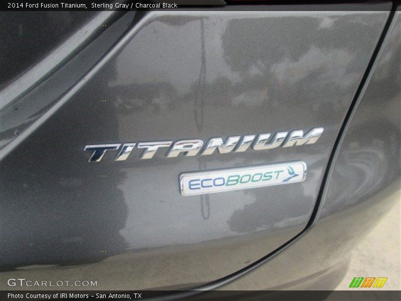 Sterling Gray / Charcoal Black 2014 Ford Fusion Titanium