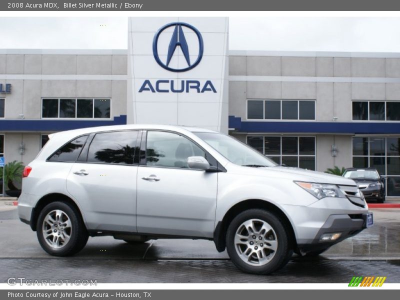 Billet Silver Metallic / Ebony 2008 Acura MDX