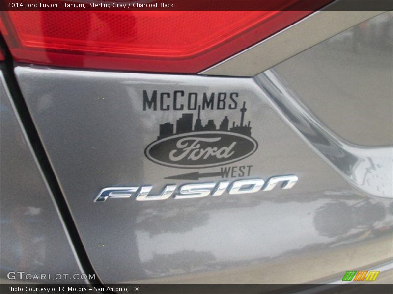 Sterling Gray / Charcoal Black 2014 Ford Fusion Titanium