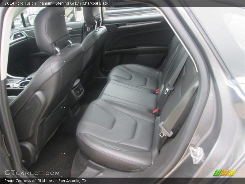 Sterling Gray / Charcoal Black 2014 Ford Fusion Titanium