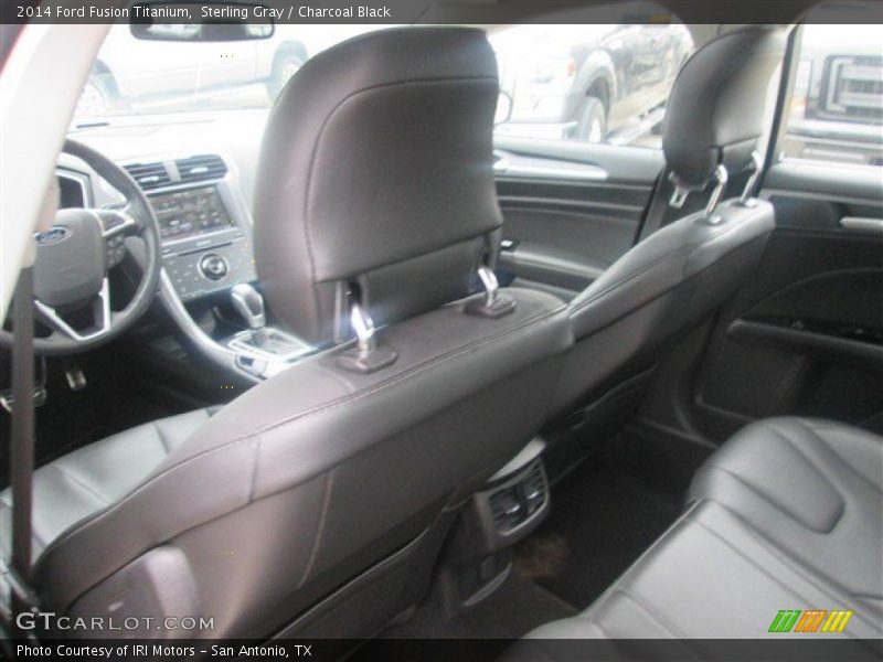 Sterling Gray / Charcoal Black 2014 Ford Fusion Titanium