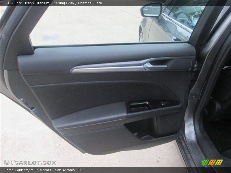 Sterling Gray / Charcoal Black 2014 Ford Fusion Titanium