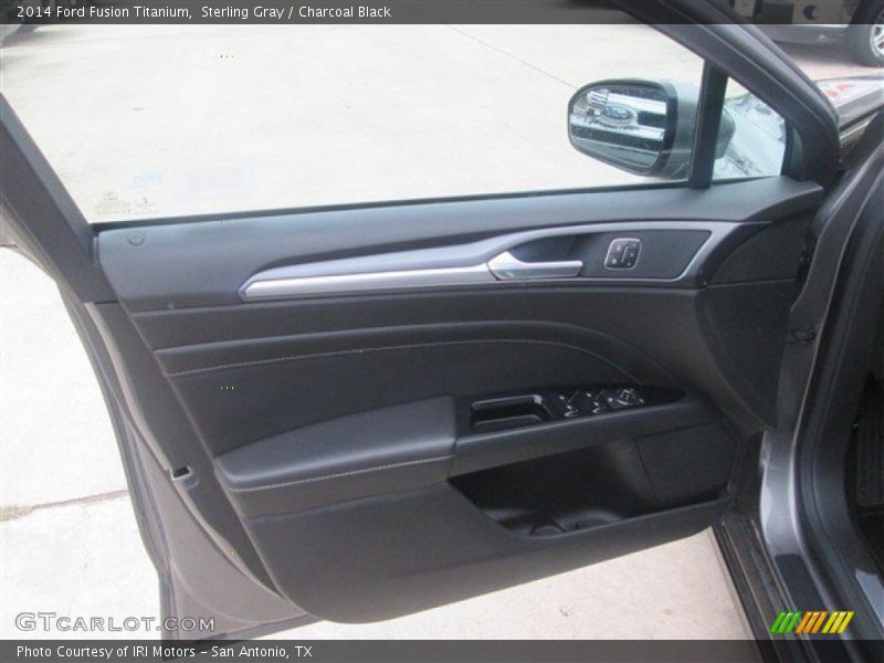 Sterling Gray / Charcoal Black 2014 Ford Fusion Titanium