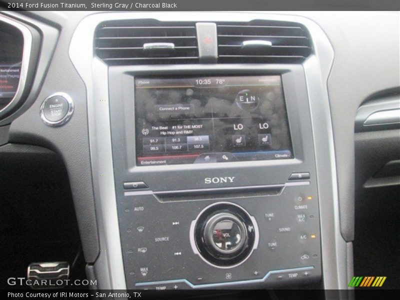 Sterling Gray / Charcoal Black 2014 Ford Fusion Titanium
