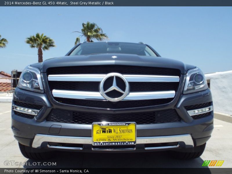 Steel Grey Metallic / Black 2014 Mercedes-Benz GL 450 4Matic