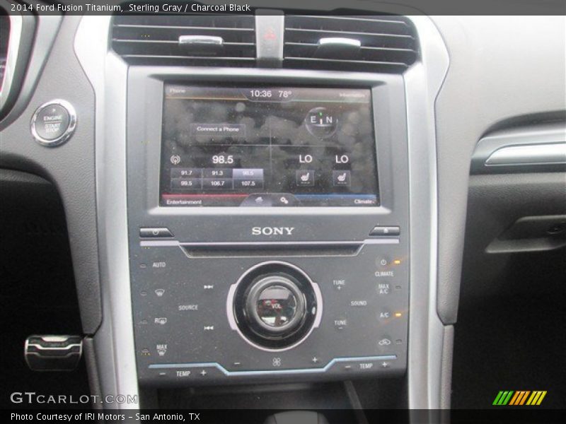 Sterling Gray / Charcoal Black 2014 Ford Fusion Titanium