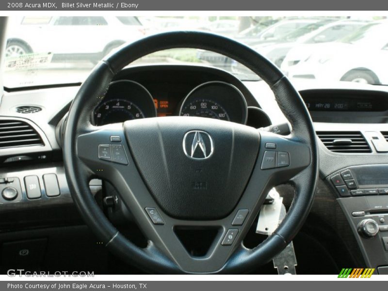 Billet Silver Metallic / Ebony 2008 Acura MDX
