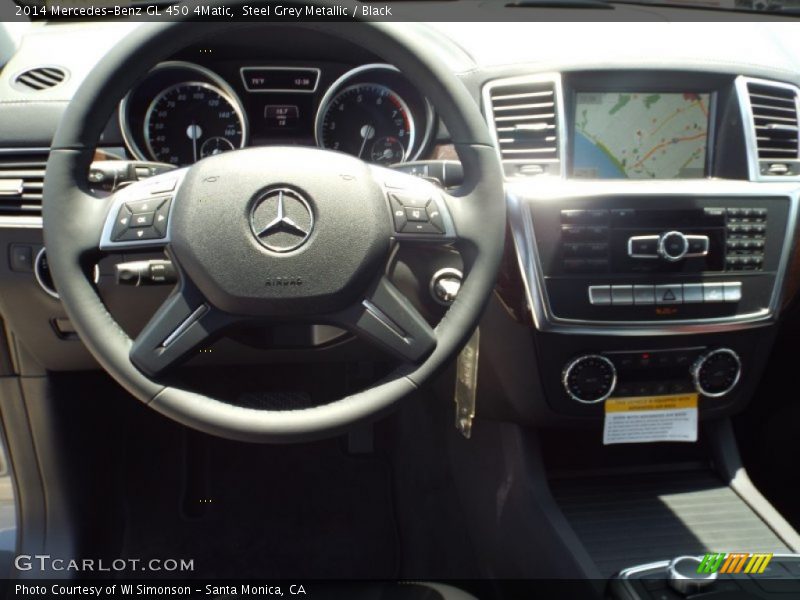 Steel Grey Metallic / Black 2014 Mercedes-Benz GL 450 4Matic
