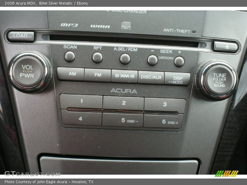 Billet Silver Metallic / Ebony 2008 Acura MDX