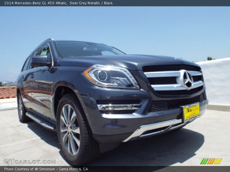 Steel Grey Metallic / Black 2014 Mercedes-Benz GL 450 4Matic