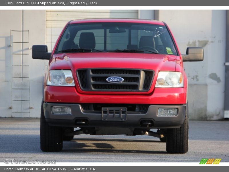 Bright Red / Black 2005 Ford F150 FX4 SuperCab 4x4