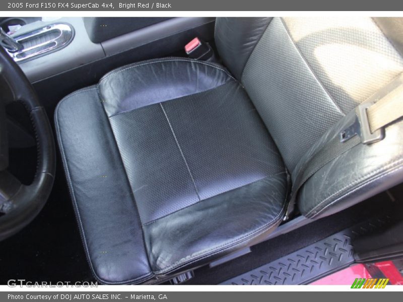 Bright Red / Black 2005 Ford F150 FX4 SuperCab 4x4