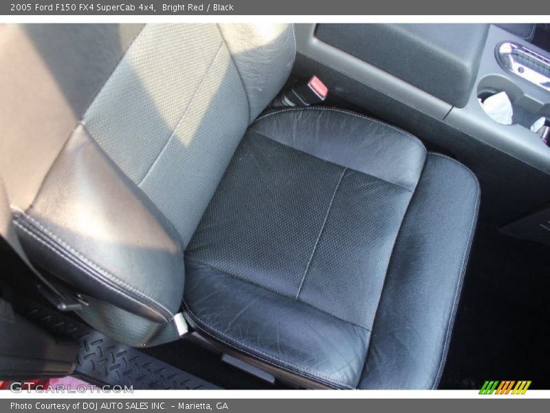 Bright Red / Black 2005 Ford F150 FX4 SuperCab 4x4