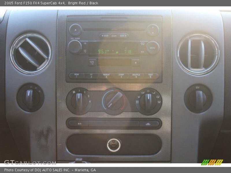 Bright Red / Black 2005 Ford F150 FX4 SuperCab 4x4