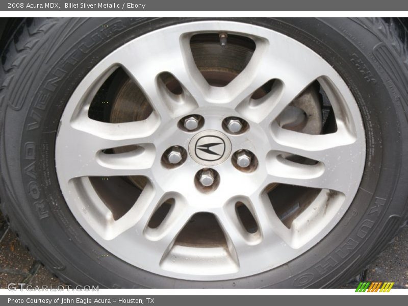 Billet Silver Metallic / Ebony 2008 Acura MDX