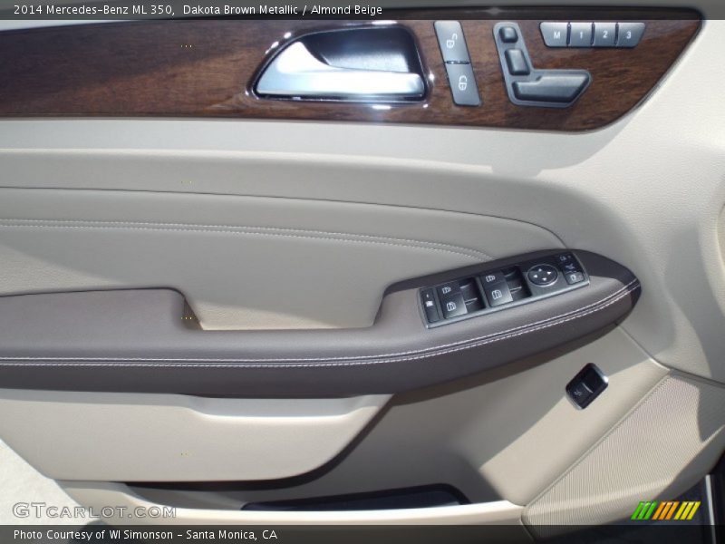 Dakota Brown Metallic / Almond Beige 2014 Mercedes-Benz ML 350