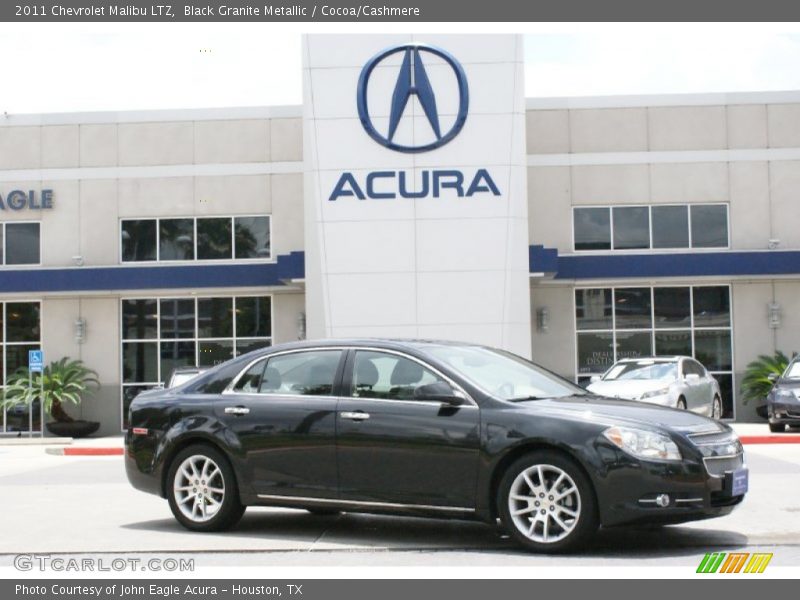 Black Granite Metallic / Cocoa/Cashmere 2011 Chevrolet Malibu LTZ