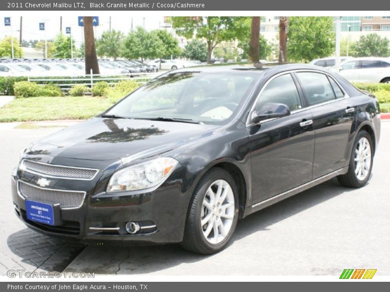 Black Granite Metallic / Cocoa/Cashmere 2011 Chevrolet Malibu LTZ