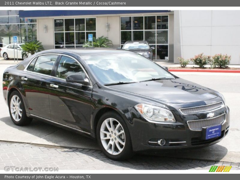 Black Granite Metallic / Cocoa/Cashmere 2011 Chevrolet Malibu LTZ