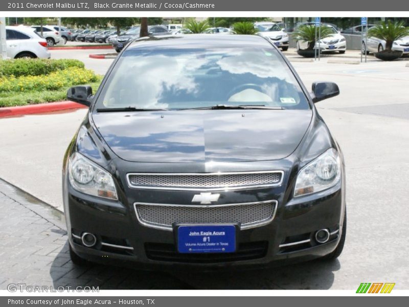 Black Granite Metallic / Cocoa/Cashmere 2011 Chevrolet Malibu LTZ