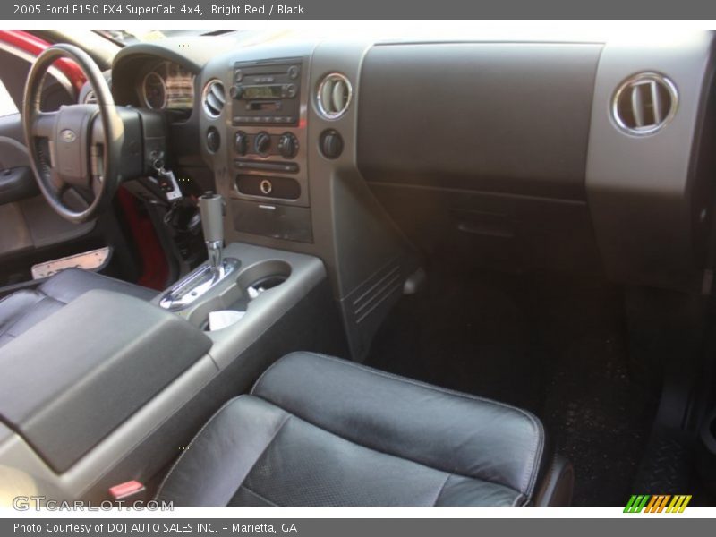 Bright Red / Black 2005 Ford F150 FX4 SuperCab 4x4