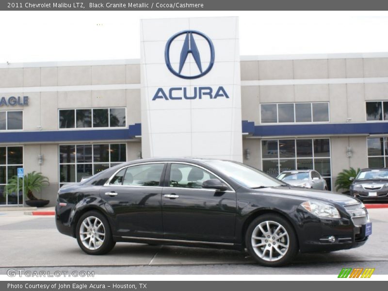 Black Granite Metallic / Cocoa/Cashmere 2011 Chevrolet Malibu LTZ