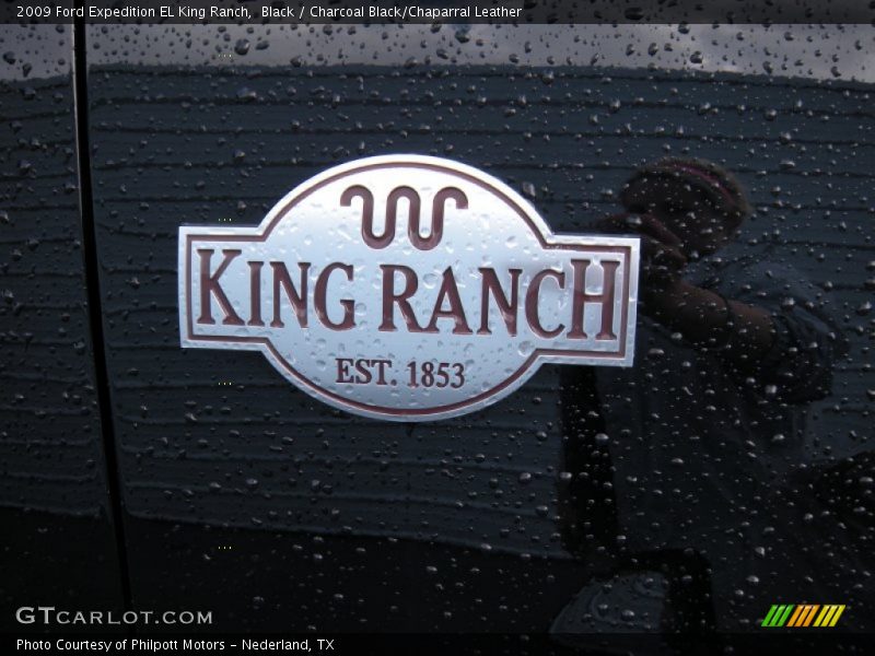 Black / Charcoal Black/Chaparral Leather 2009 Ford Expedition EL King Ranch