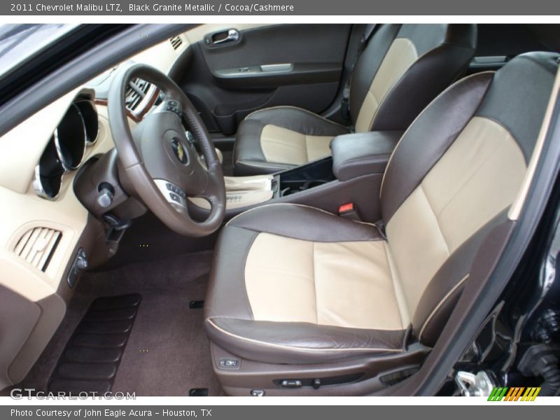 Black Granite Metallic / Cocoa/Cashmere 2011 Chevrolet Malibu LTZ