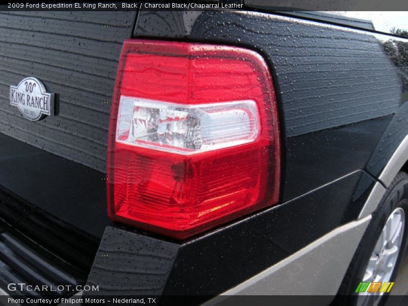 Black / Charcoal Black/Chaparral Leather 2009 Ford Expedition EL King Ranch
