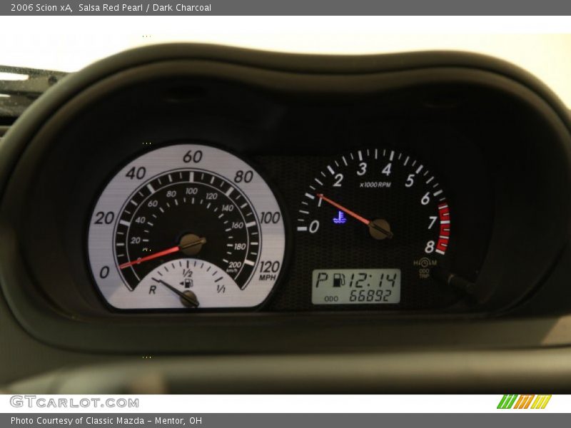 Salsa Red Pearl / Dark Charcoal 2006 Scion xA