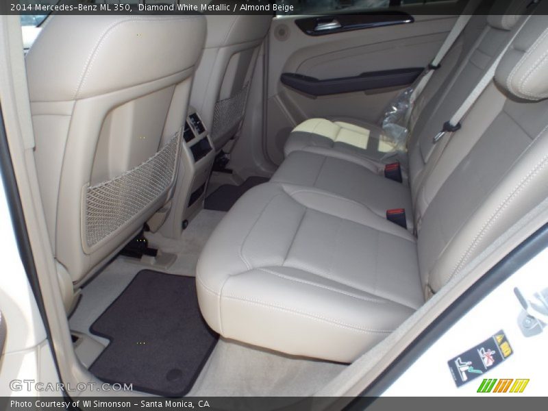 Diamond White Metallic / Almond Beige 2014 Mercedes-Benz ML 350