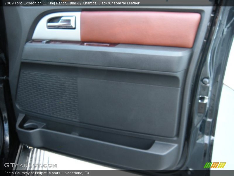Black / Charcoal Black/Chaparral Leather 2009 Ford Expedition EL King Ranch