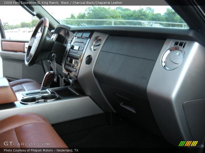 Black / Charcoal Black/Chaparral Leather 2009 Ford Expedition EL King Ranch