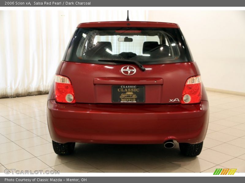 Salsa Red Pearl / Dark Charcoal 2006 Scion xA