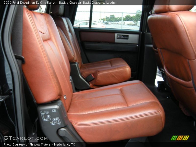 Black / Charcoal Black/Chaparral Leather 2009 Ford Expedition EL King Ranch