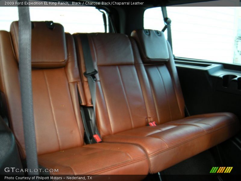Black / Charcoal Black/Chaparral Leather 2009 Ford Expedition EL King Ranch