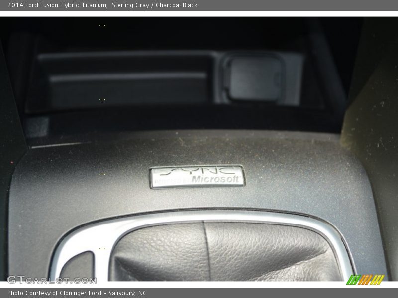 Sterling Gray / Charcoal Black 2014 Ford Fusion Hybrid Titanium