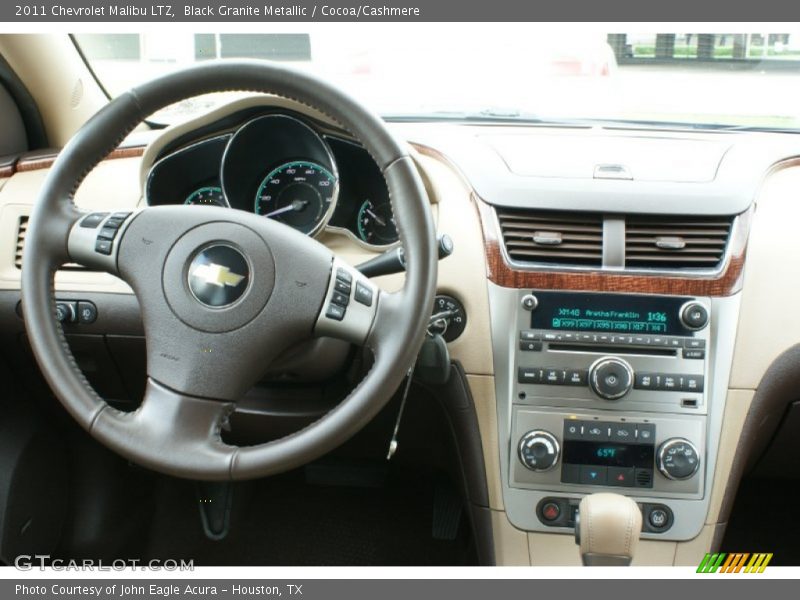 Black Granite Metallic / Cocoa/Cashmere 2011 Chevrolet Malibu LTZ