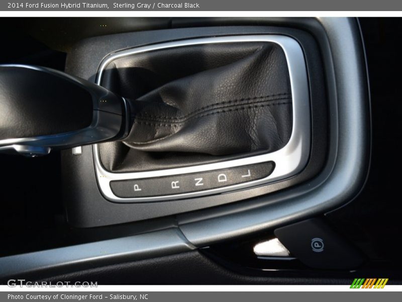 Sterling Gray / Charcoal Black 2014 Ford Fusion Hybrid Titanium