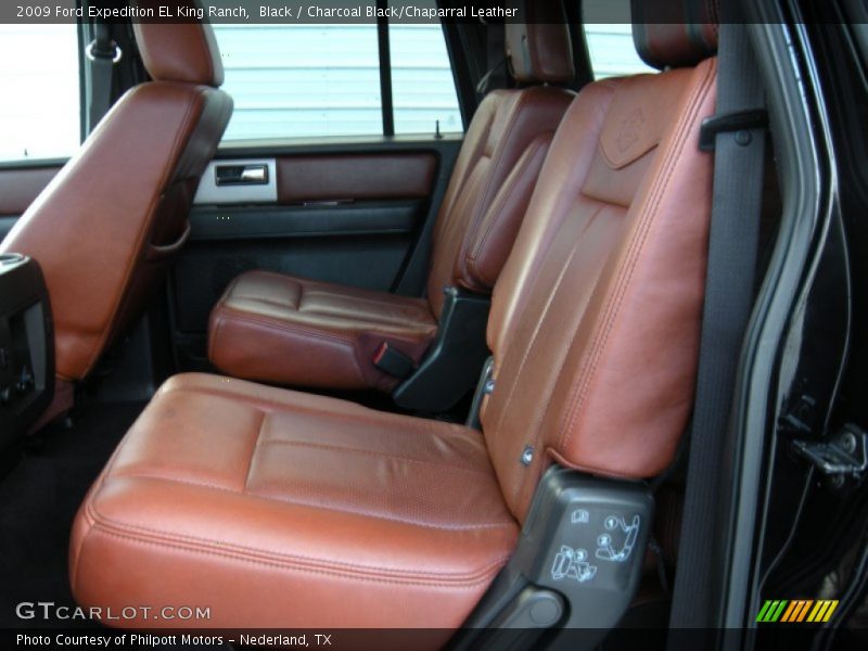 Black / Charcoal Black/Chaparral Leather 2009 Ford Expedition EL King Ranch