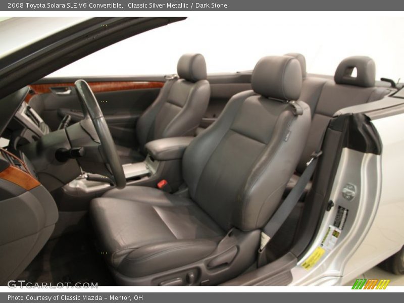 Classic Silver Metallic / Dark Stone 2008 Toyota Solara SLE V6 Convertible