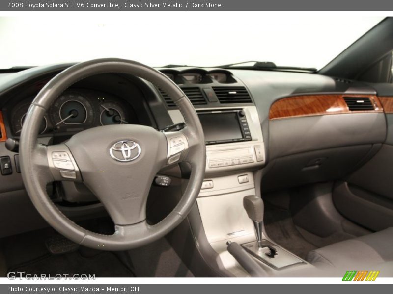 Classic Silver Metallic / Dark Stone 2008 Toyota Solara SLE V6 Convertible