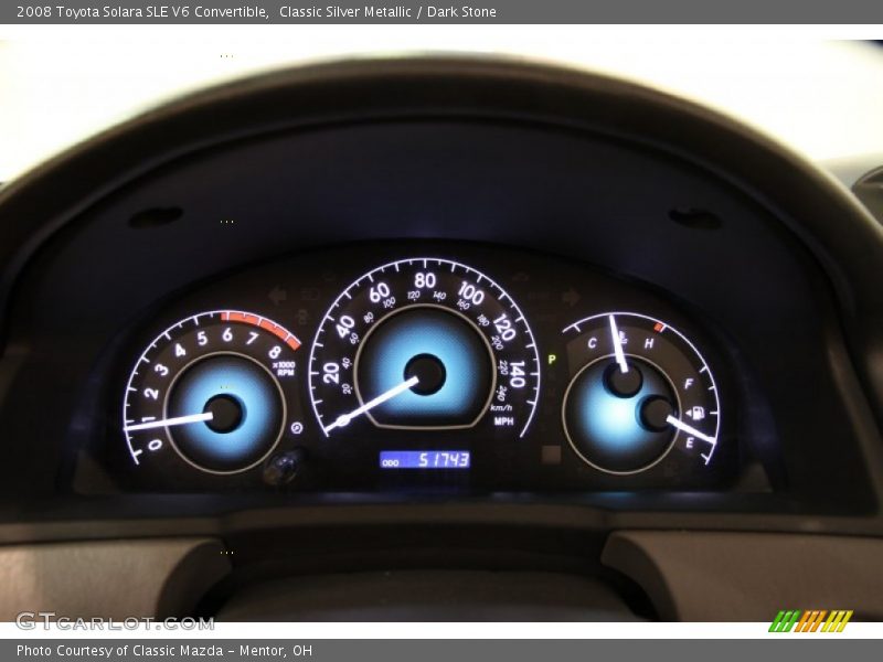 Classic Silver Metallic / Dark Stone 2008 Toyota Solara SLE V6 Convertible